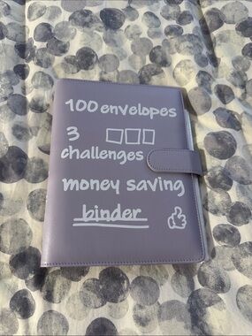 Money Saving Envelope Binder - Lavender Organizer
